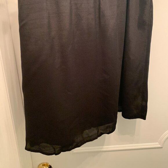 Banana Republic Factory Fit & Flare Skirt Black Size L - Picture 3 of 4